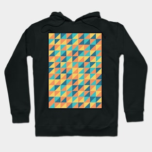 Colorful Square Geometric Pattern Hoodie